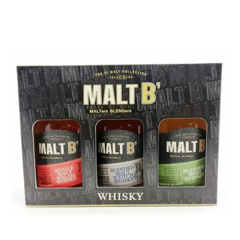 Malt B Whiskey Collection 3*200ml  1 Set