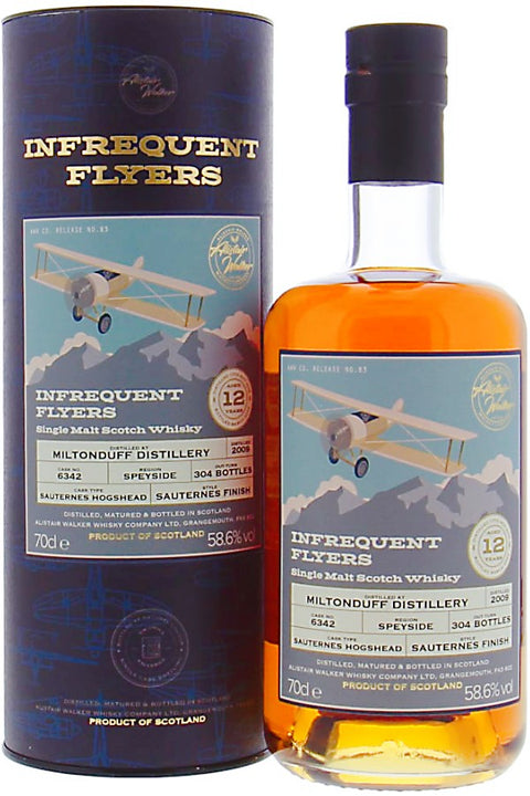 Miltonduff Infrequent Flyers 2009 12yo 58.6% 700ml