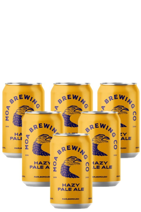 Moa Brewing Co Hazy Pale Ale 4.4% 330ml 6 can