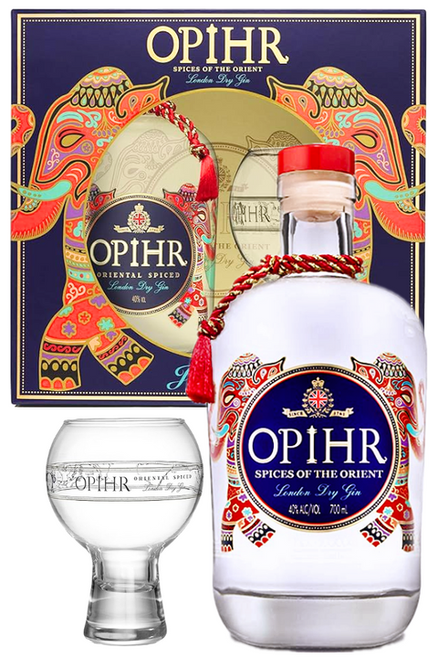 Opihr Oriental Spiced Gin 700ml + Glass Gift Pack