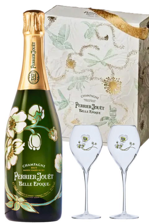 Perrier Jouet Belle Epoque 2016 750ml + 2 Flutes Gift Pack