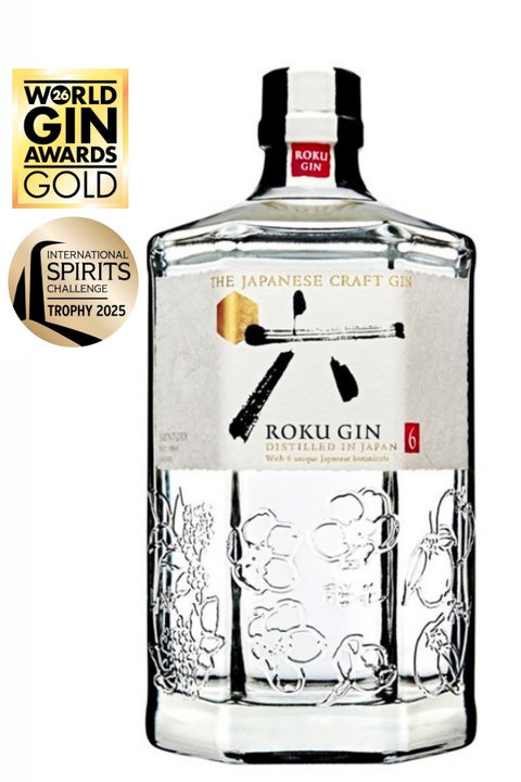 Roku Craft Gin 43% 700ml - Best Distilled Gin 2025