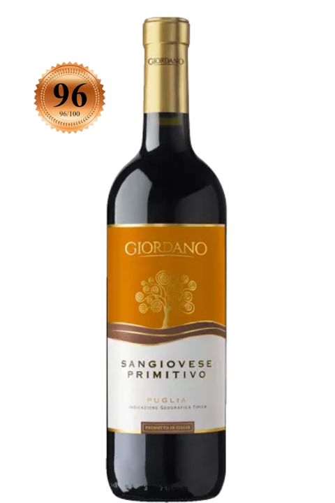 Giordano Sangiovese Primitivo Puglia IGT 2023 750ml - Italy