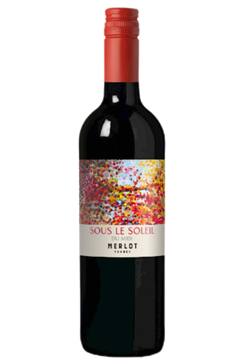 Sous Le Soleil Du Midi Merlot 2023 750ml - France