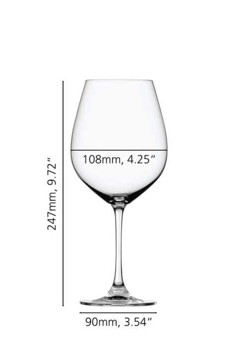 Spiegelau Salute Burgundy Glass 810ml 4 Pack