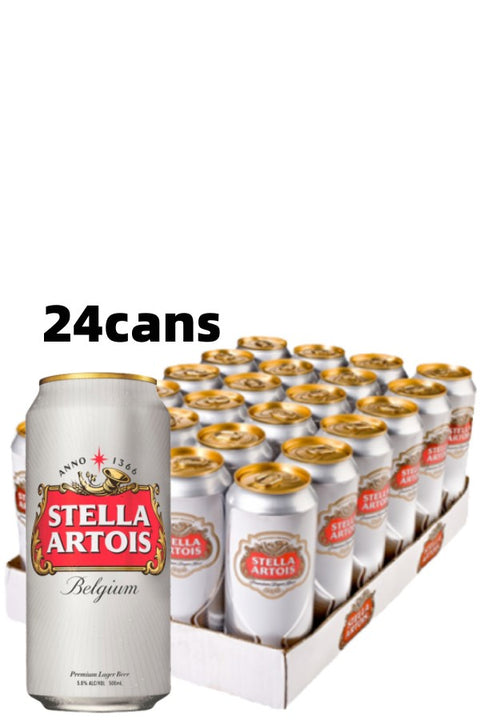 Stella Artois 5% 500ml 24 Pack -  Belgium Beer