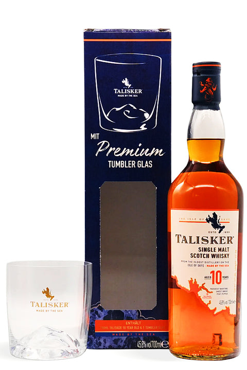 Talisker 10yo + Tumbler Glass Gift Pack