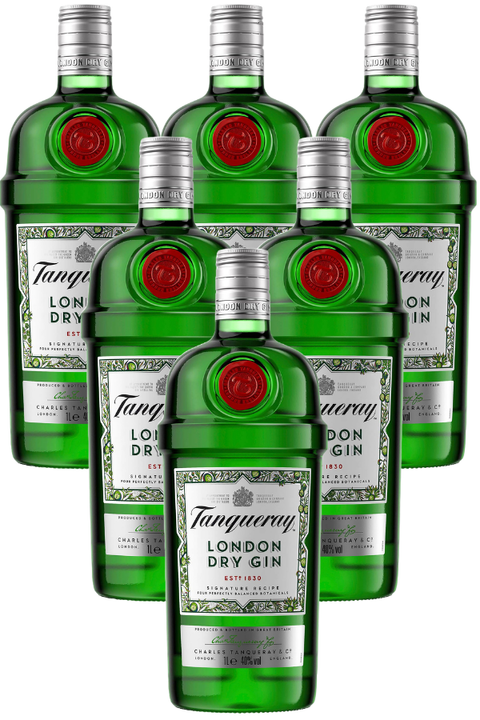 Tanqueray Gin 1L 6 PACK - WhiskeyOnline - [buy  whisky online]