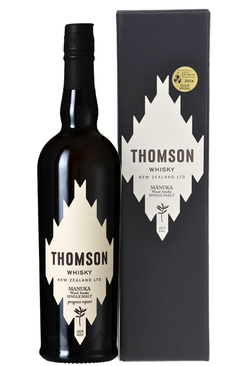 Thomson Manuka Wood Smoke 46% Single Malt 700ml -  NZ Whisky