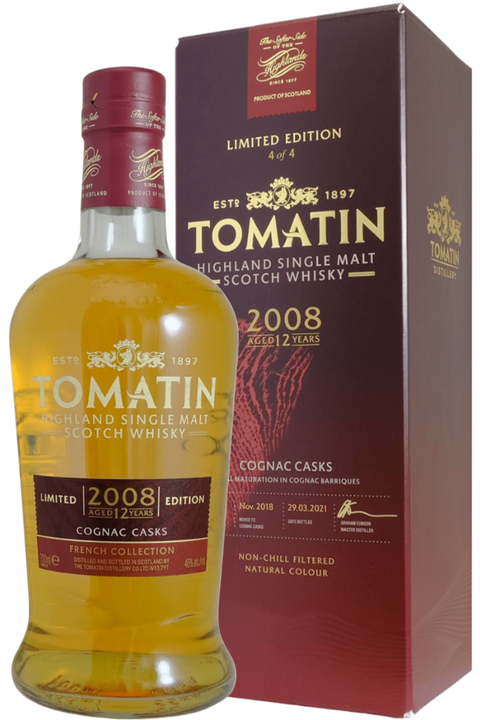 Tomatin The Cognac Edition 12yo 2008 - French Collection 700ml