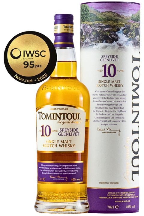 Tomintoul 10yo Speyside Single Malt 700ml