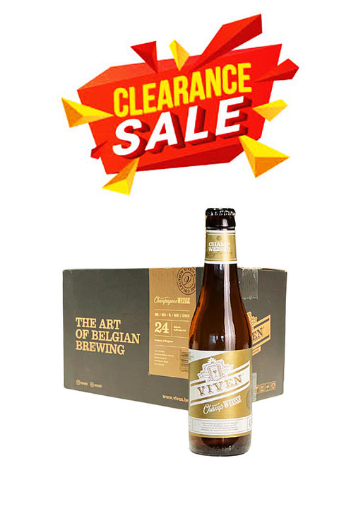 Viven Champagner Weisse 4.8% 330ml -Belgium Beer 24 Pack - Clearance Sale