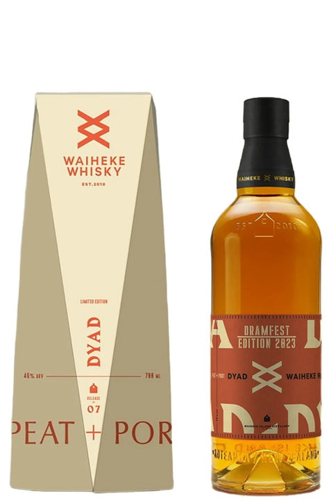 Waiheke Whisky Dyad Peat & Port 700ml  - NZ Whisky