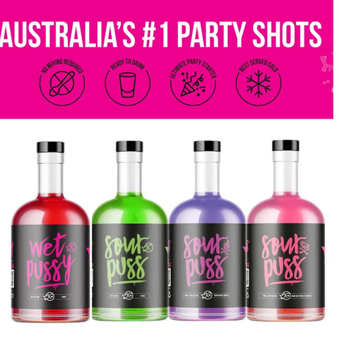 Wet Pussy Liqueur Collection 4* 700ml