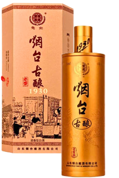 Yantai Ancient Brew VIP Old Pulp 500ml 52% 烟台古酿1930贵宾
