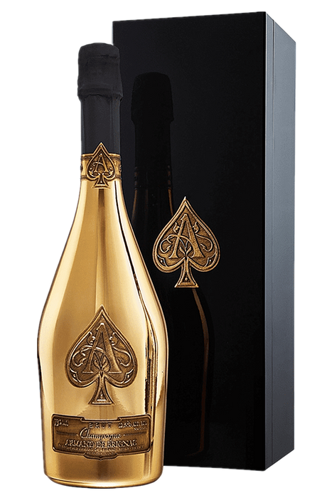 Armand De Brignac Brut  Champagne 750 ml- Ace of Spades Wooden Gift Box