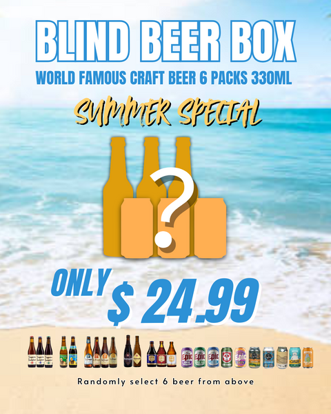 Summer Blind Beer Box - 6 Pack Craft Beer