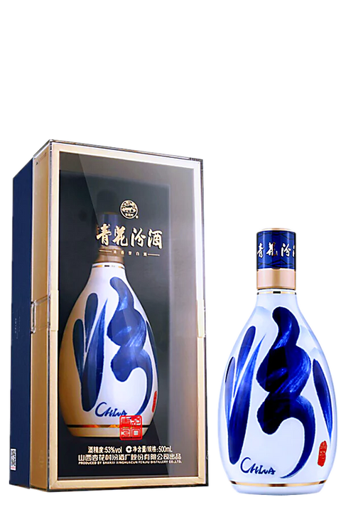 Fenjiu Blue and White 30YO 48% 500ml 汾酒青花30年复兴国际版 