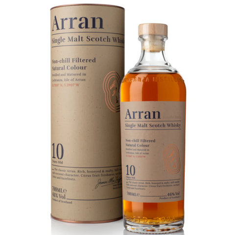 Arran 10YO  Non-chill Filtered Single Malt 700ml