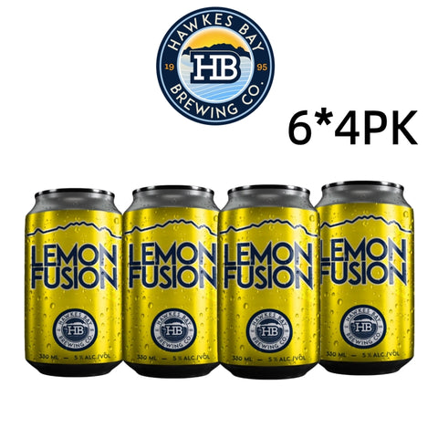 Hawkes Bay Lemon Fusion 330ml 4 Can