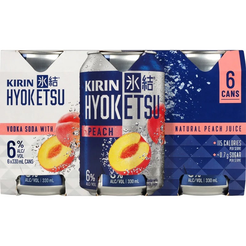 Kirin Hyoketsu Peach 330ml*6 Cans