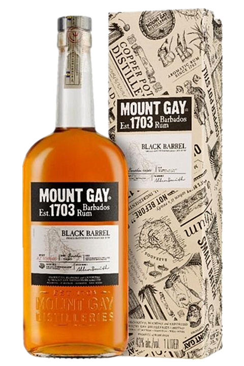 Mount Gay Black Barrel Rum 1L - Mt Gay