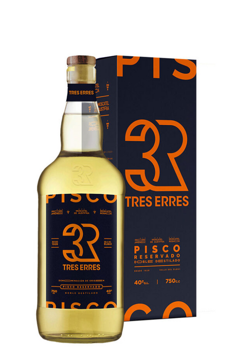 Pisco Tres Erres 40% 750ml