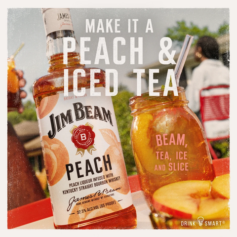 Jim Beam Peach Bourbon Whiskey 700ml