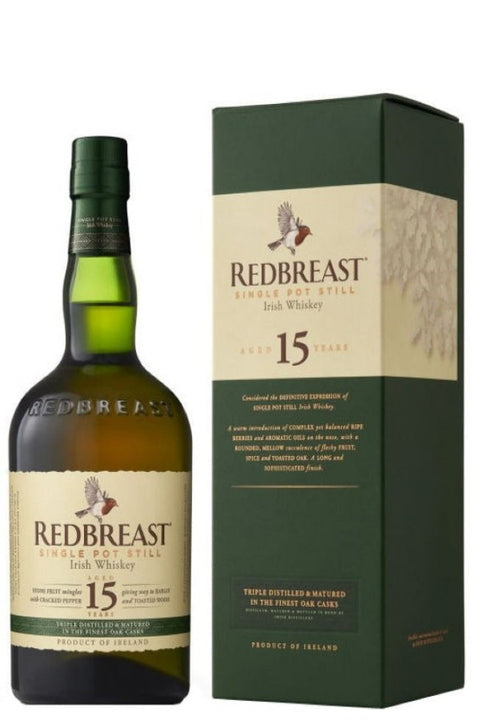 Redbreast Single Pot 15YO Irish Whisky 700ml