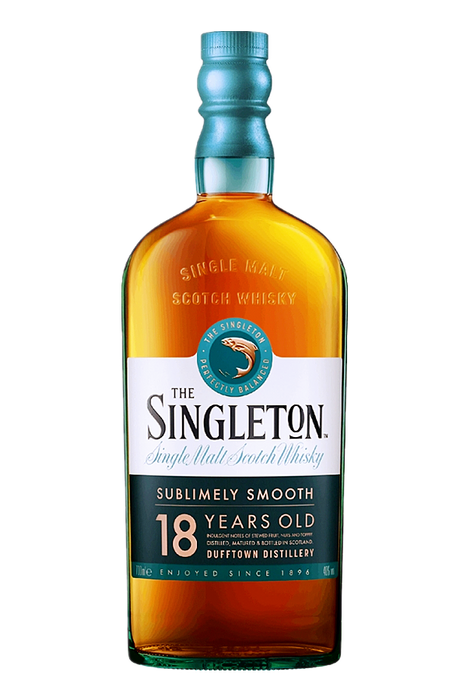 Singleton of Dufftown 18YO Single Malt 700ml (slightly back label damaged)