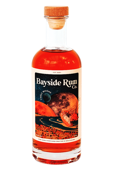 Bayside Three Moons NZ Rum 700ml