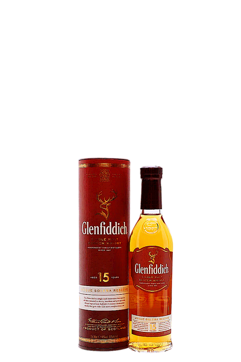 Glenfiddich 15YO Speyside Single Malt 200ml-Small Bottle
