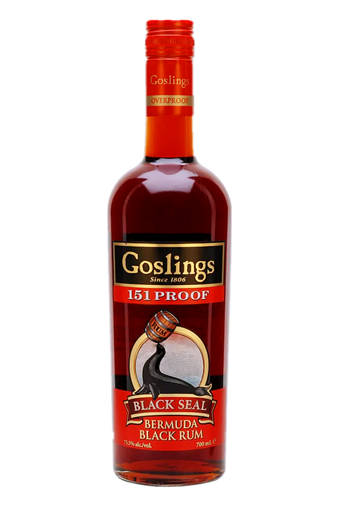 Goslings Black Seal 151 Proof Rum 75.5% 700ml