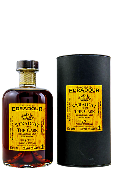 Edradour Straight From The Cak 10YO Scotch Whisky 500ml
