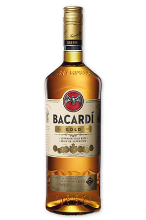 Bacardi Carta Oro Gold Rum 1L