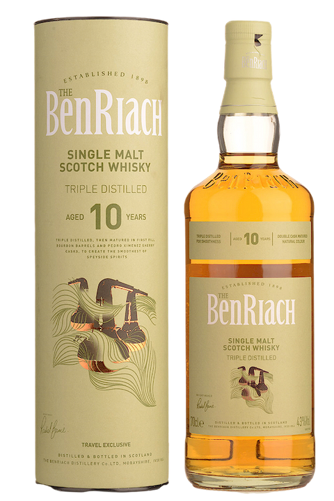 Benriach Triple Distilled 10YO Speyside Single Malt 700ml