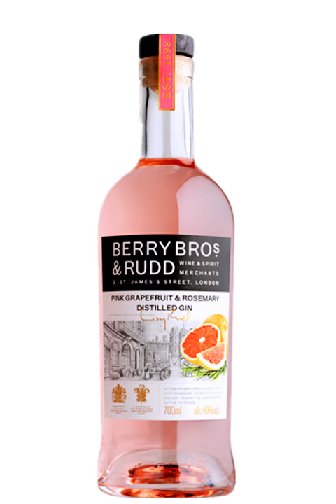 Berry Bros & Rudd Pink Grapefruit & Rosemary Distilled Gin 700ml