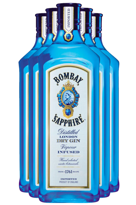 Bombay Sapphire Gin 1L 6 PACK