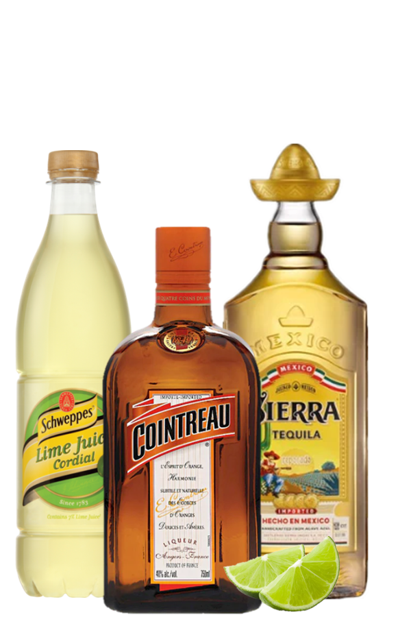Classic Margarita Bundle (Sierra Reposado 700ml , Cointreau 700ml, Sch