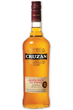 Cruzan 151 Proof  Rum 75.5% 750ml