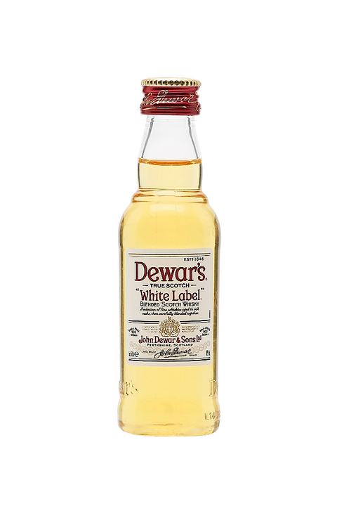 Dewars White Label Scotch Whisky Miniatures 50ml