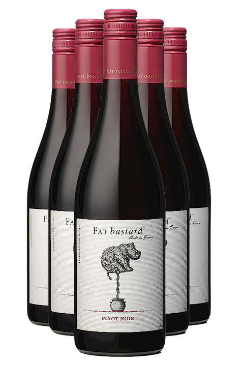 Fat Bastard Pinot Noir Pays d'Oc 2021 750ml - France 6 Pack