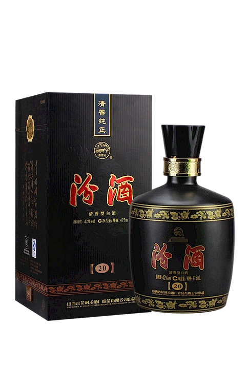 Fenjiu panama 20yo 42% 475ml - China 汾酒20年巴拿马黑坛