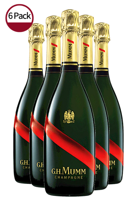 GH.Mumm Brut NV champagne 750ml 6 Pack