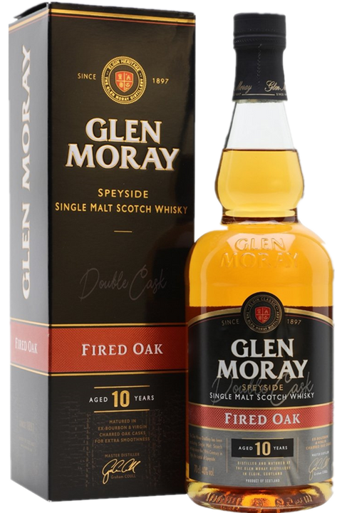 Glen Moray 10YO Fired Oak Speyside Single Malt 700ml