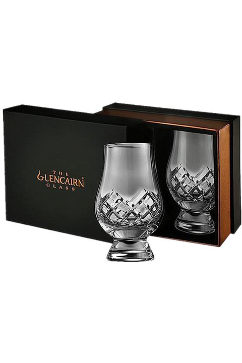 Glencairn Glass Cut Crystal Nosing Glasses Twin Pack - 1 Set