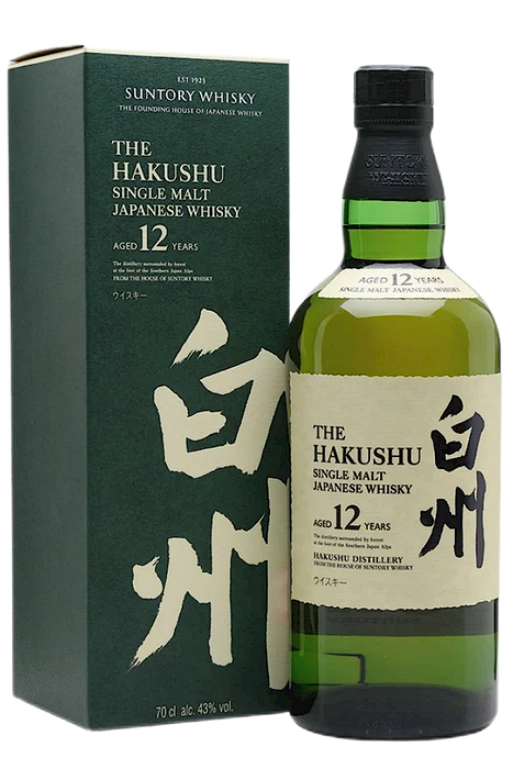 Hakushu 12yo 43% Single Malt Whisky 700ml