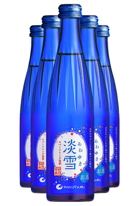 Hakutsuru Awayuki Sparkling Sake 300ml 白鹤酒造 淡雪 6 Pack