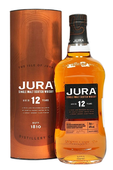 Isle of Jura 12YO Single Malt Scotch Whisky 700ml