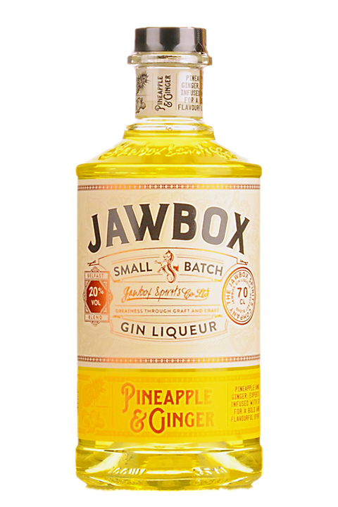 Jawbox Small Batch Pineapple & Ginger Gin Liqueur 700ml